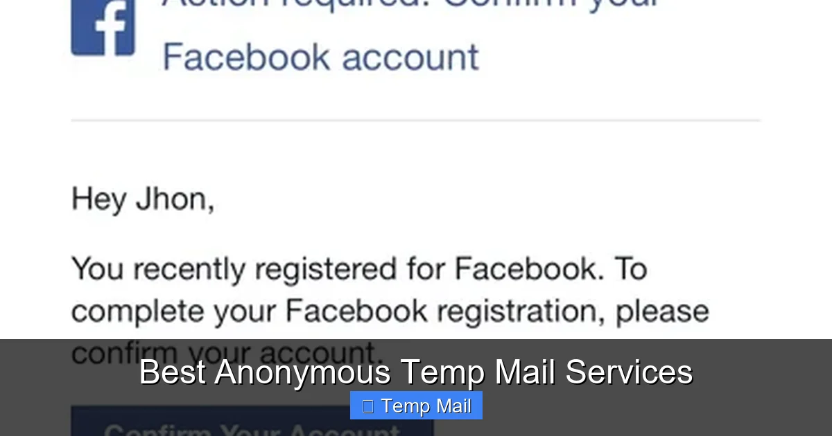 Best Anonymous Temp Mail Services