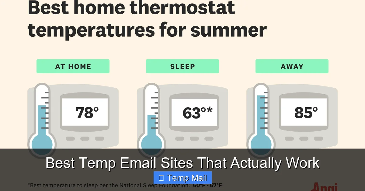 Best Temp Email Sites That Actually Work