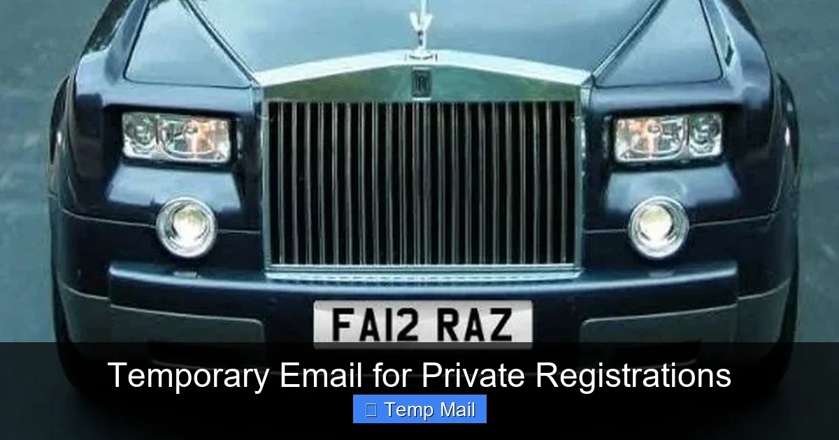 Temporary Email for Private Registrations