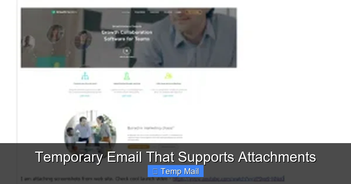 Temporary Email That Supports Attachments