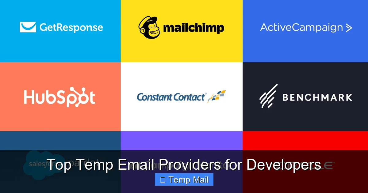 Top Temp Email Providers for Developers